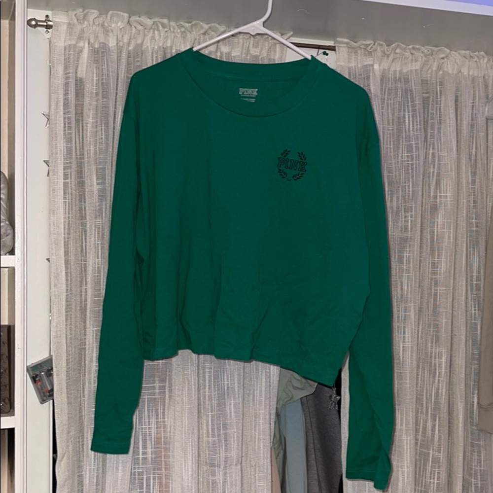 Kelly Green PINK shirt